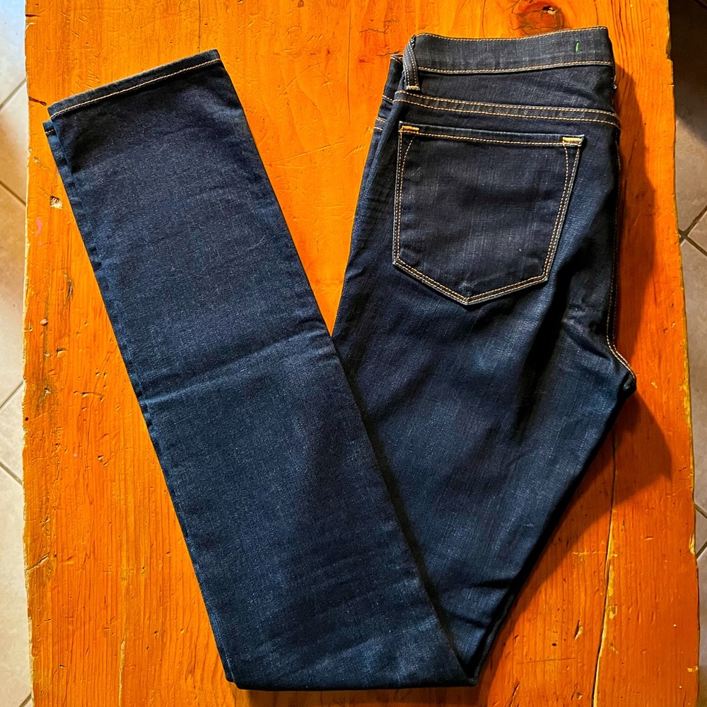 J Brand “The Pencil Leg” Skinny, Dark Wash Jeans, 912 in Ink, Size 27 - Long - Picture 3 of 7